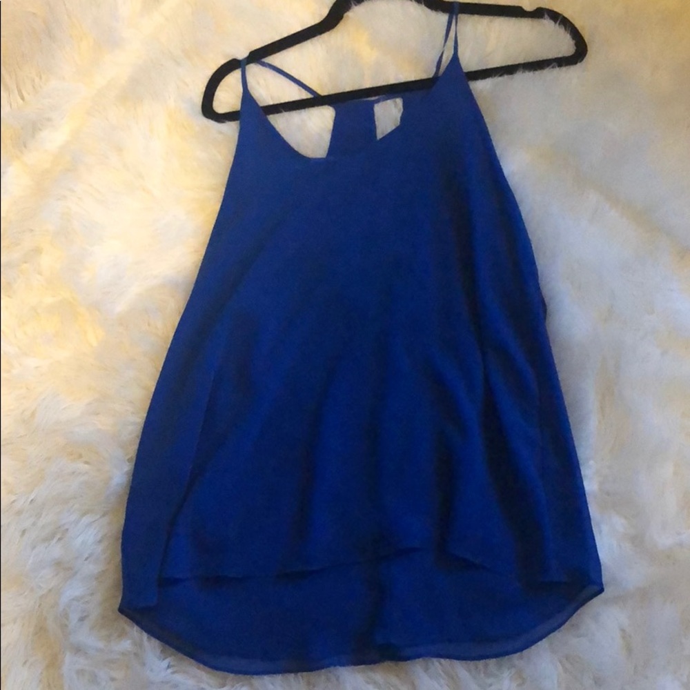 Royal blue tank